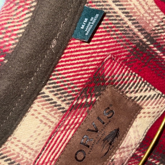 ORVIS heavyweight flannel Shacket size M - Picture 2 of 5